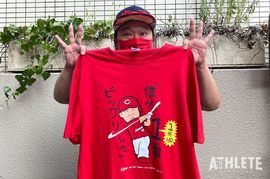 我善導の“週刊”カープTシャツコレクション～28枚目～<br />「再び背番号『25』を背負う選手に……！高橋大樹・初HRの記念の1枚」