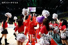 バスケットボール女子日本代表・髙田真希を要するデンソーアイリスを応援で後押し。チアリーダーたちの思いとは？