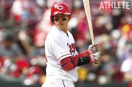 手応えをつかんだ4月のDeNA戦での一打。小園海斗の打撃の意識を変えた日本代表選手のアドバイス<br />