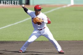 「今年は自分との戦いだと割り切っています」初の一軍昇格を狙うカープのプロ4年目・中神拓都の決意