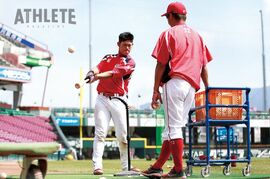 「投手に対して不安感を与えないように意識をしています」侍ジャパンに選出されたカープ坂倉将吾がルーキー時代に語っていた捕手としての意識