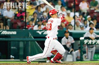 7 広島東洋カープ 堂林 翔太 バット 直筆サイン入り 実使用 鯉の