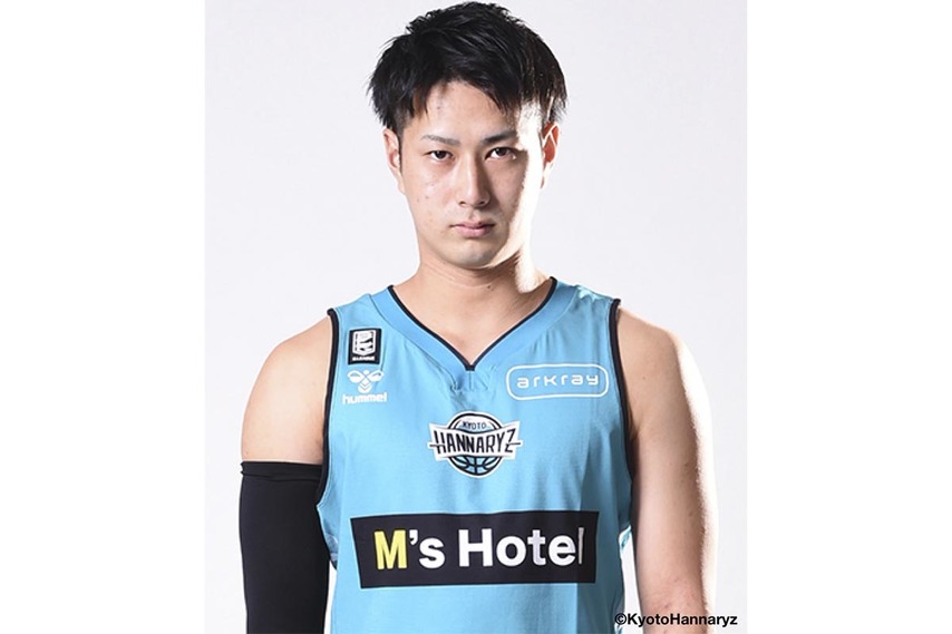 <div class="caption">2019-21シーズンは京都ハンナリーズでプレーした寺嶋良選手。</div>