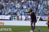 <div class="caption">5月6日の名古屋戦で、プロ初ゴールをあげた越道。</div>