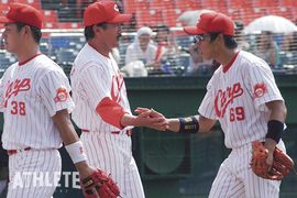 「木下さんには徹底的に叱られました（笑）」天谷氏も思わず赤面する若手時代の秘蔵エピソード【木下富雄×天谷宗一郎 カープOBスペシャル対談#2】