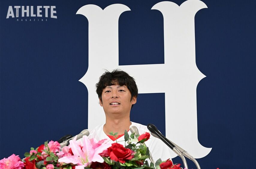 一岡竜司が引退会見「カープにもジャイアンツにも感謝。僕は幸せ者」