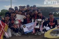 <div class="caption">エイジェックカップボーイズリーグ 第56回 日本少年野球選手権大会 」で優勝した、東海中央ボーイズ</div>