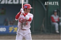 <div class="caption">球団野手では1984年の小早川毅彦以来、二人目となる新人王に輝いた梵英心氏。</div>