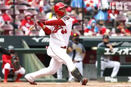 林晃汰のバットがチームを活気づける。カープの近未来の4番候補。得点圏打率5割超。6月は2本塁打、14打点