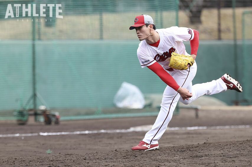 沖縄行きをつかんだプロ4年目ドラ1。カープ斉藤優汰が初の一軍キャンプを経て語っていたこととは