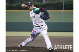 カープ・久保修、中日・尾田剛樹に続き、大阪観光大卒でNPB入りを目指す。栃木ゴールデンブレーブス右腕・竹本徹