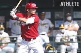 7月の打率.395、5本塁打、13打点。今夜の球宴は、調子を上げてきたカープの主砲・鈴木誠也に注目<br />