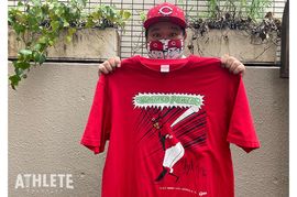 我善導の“週刊”カープTシャツコレクション～26枚目～<br /> 「神は全てを可能にする⁉︎後半戦の活躍が欠かせないメヒアの記念の1枚」