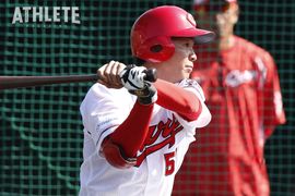 執念でもぎとった内野安打。プロ2年目、急成長を遂げた大盛穂が見せた意地の一打