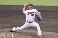 <div class="caption">昨季は肩のコンディション不良もあり悔しい１年に。今季は改めて、基礎と向き合うシーズンとなった。</div>