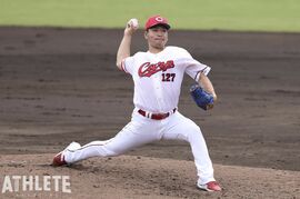 ファーム・リーグ西地区３冠に輝いたカープ・河野 佳。支配下復帰を目指す右腕が１年目に語っていたプロへの思い