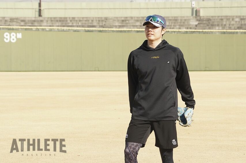 <div class="caption">エイジェックスポーツ科学総合センターで行った自主トレを行った松本裕樹投手</div>