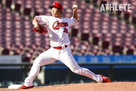 リリーフで孤軍奮闘するカープ塹江敦哉。「“こいつが投げるなら大丈夫だ”と思われるような投手に」