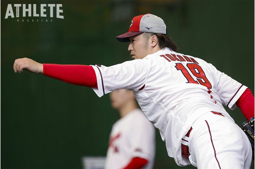 <div class="caption">現在チームトップの7勝をあげている床田</div>