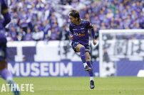 <div class="caption">今夏広島に復帰し、リーグ13試合、カップ戦2試合、天皇杯2試合に出場した川辺</div>