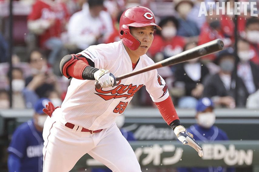 打撃好調のカープ・大盛穂。育成から這い上がった外野手がプロ1年目に語っていたこと