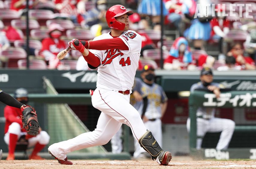 来季は林晃汰を村上宗隆のように4番打者として育てるプランも面白い。その際に解決すべき“ある課題”とは＜カープOB・笘篠賢治のコラム＞<br />