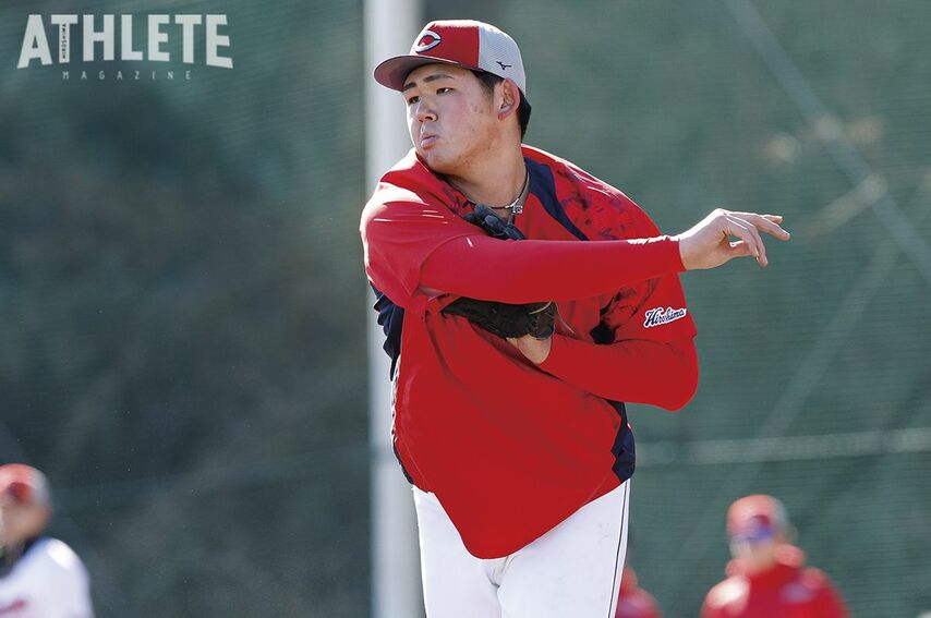 「ストレートで勝負を」。カープ、期待の大型育成ルーキー・小船翼が描く理想の投手像