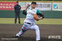 <div class="caption">5月20日の福島レッドホープス戦で今季初先発予定のティモンディ・高岸宏行投手。</div>