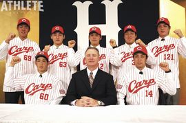 カープ3連覇の主役たちを獲得した2007年ドラフト。新井貴浩の後継者を求めて指名したのは・・・＜入団会見プレーバック＞