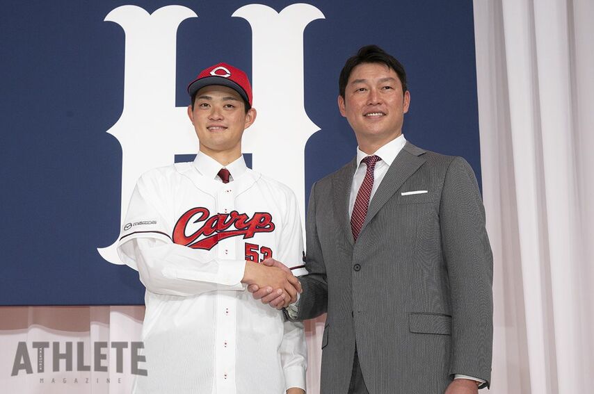 大学から投手に本格転向。カープ・ドラフト3位、岡本駿が目指すのは「チームに欠かせない投手」