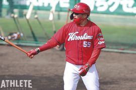 【松山竜平インタビュー#3】「理想の4番打者は新井さん」チームを活かす打撃を目指す<br />