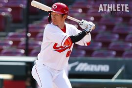 得点圏打率5割を誇るカープ西川龍馬。「狙うのは打率3割と最多安打」