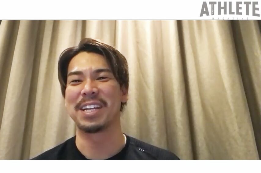 <div class="caption">広島アスリートマガジンには、2015年以来8年ぶりの登場となった前田健太投手。</div>