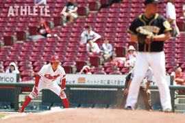 右肩上がりの成長を続けるカープ大盛穂。目指す選手像は秋山翔吾