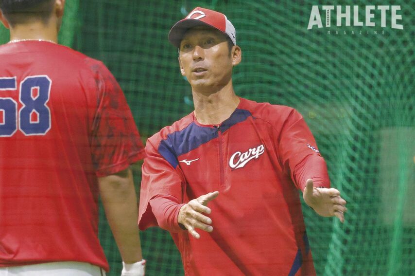 <div class="caption">現役引退後はヤクルトで９年間コーチを務め、2023年からはカープでコーチを務めている</div>