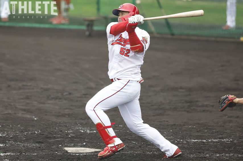 カープの新しい4番打者へ。ドラフト6位からの下克上に挑む末包昇大が入団前に話していた決意<br />