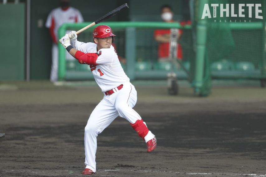 カープOBが称賛する、阪神戦での鈴木誠也の一打。守護神スアレスとの対戦に好調の理由を見た<br />