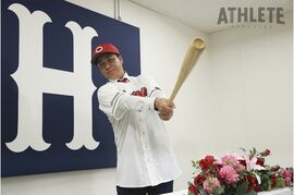 「『やってやろう』という気持ち」現役ドラフトでカープ加入の山足達也が会見。昨季はオリックスで43試合に出場