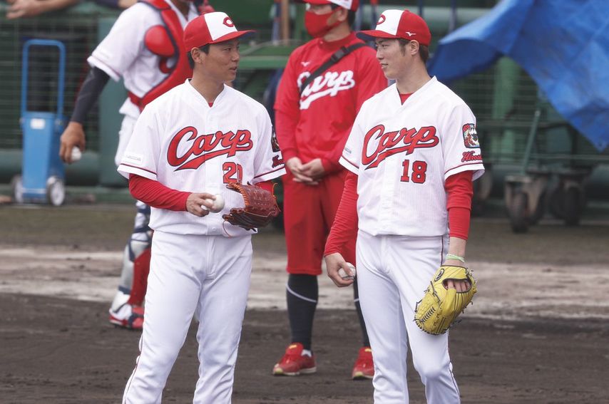 広島の5つ星が東京五輪に挑む。鈴木誠也、菊池涼介、森下暢仁、栗林良吏、大迫敬介。世界一への挑戦が幕を開ける<br />