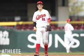 あれから3年「甲子園は最高の場所でした」ショート奪取を目指すカープ小園海斗の高校時代のエピソード<br />