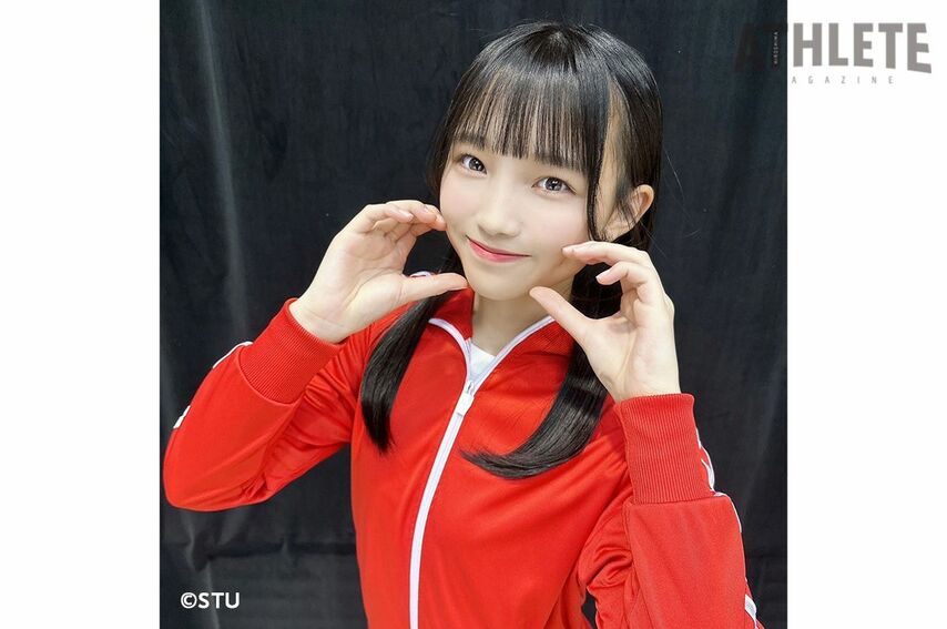 <div class="caption">STU48・2.5期生の岡村梨央（おかむら りお）さん</div>