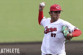 「160キロを投げたい」。目指すはあの日本人メジャーリーガー！カープの大型右腕・菊地ハルンが描く未来