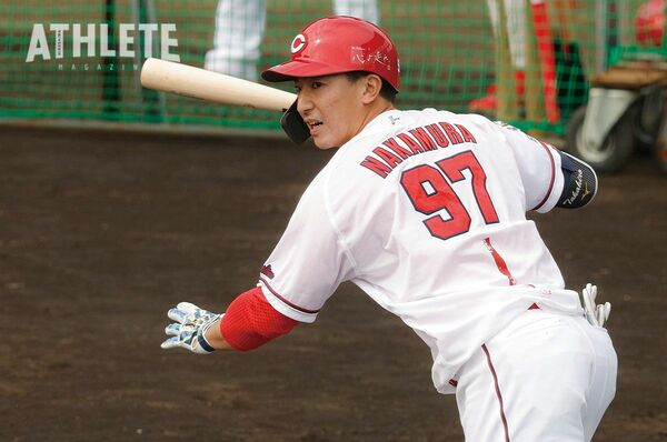豪快スイングで一軍昇格を目指すプロ2年目・中村貴浩【カープファーム