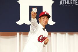 《カープ・新入団選手発表会見》多彩な変化球を武器に2021年には社会人MVPに輝いた、地元・広陵高卒本格派右腕！ドラフト5位・河野 佳