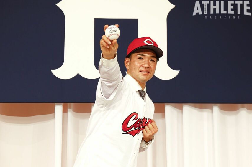 《カープ・新入団選手発表会見》多彩な変化球を武器に2021年には社会人MVPに輝いた、地元・広陵高卒本格派右腕！ドラフト5位・河野 佳