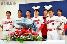 野村祐輔が引退会見「カープに入れて心から良かった」