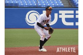 「間違いなくトップクラスの力強い送球ができる選手」。守備力が光るカープ6位指名・矢野雅哉。