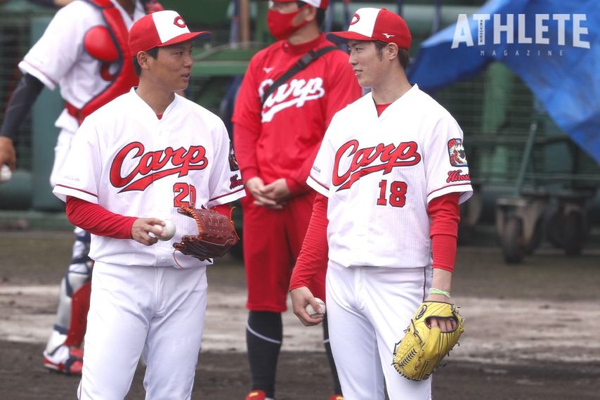 森下暢仁と栗林良吏。結果を残すドラ1右腕の共通点とは。OB石原慶幸氏が分析<br />