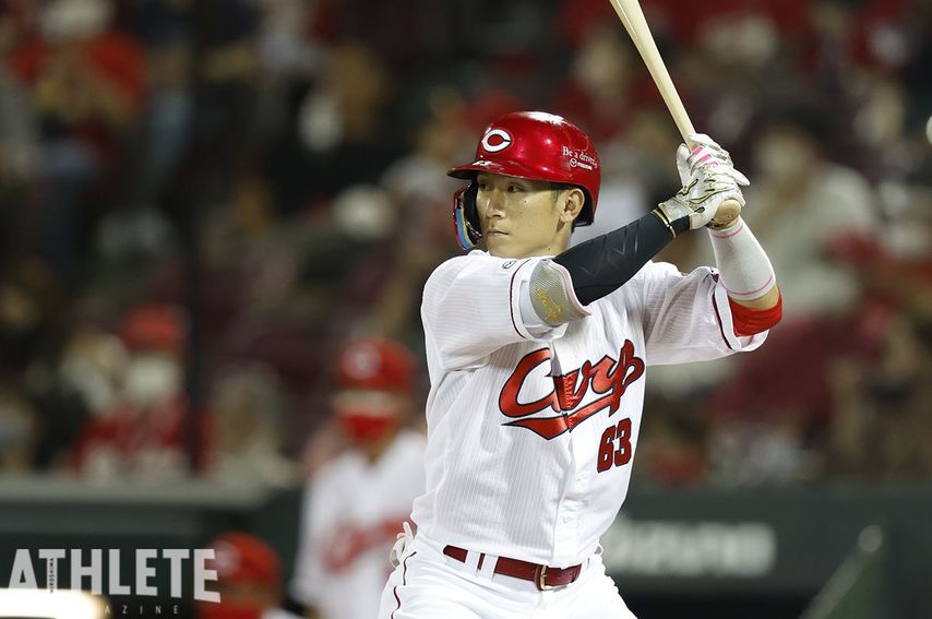 「フナさんと一緒でほっとした」カープの主軸に成長した西川龍馬が振り返る、2015年ドラフト当日の心境