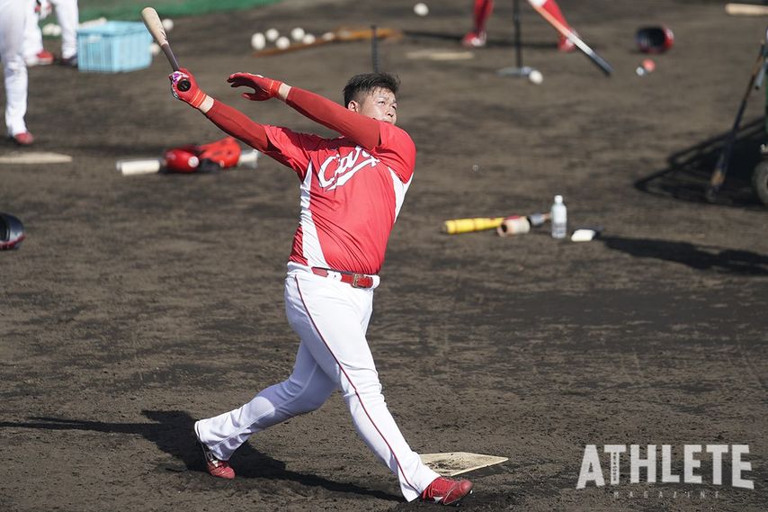 【カープ選手リレーインタビュー『鯉一』#5】林晃汰のバッティングスタイルを変えた松山竜平のアドバイスとは!？